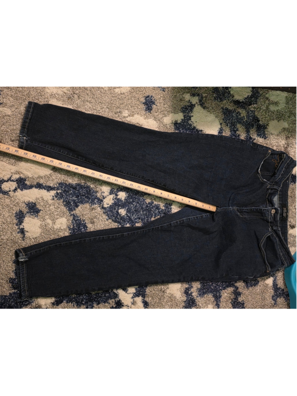 Women's Judy Blue Mom Jeans Size 14W Dark Blue Denim
